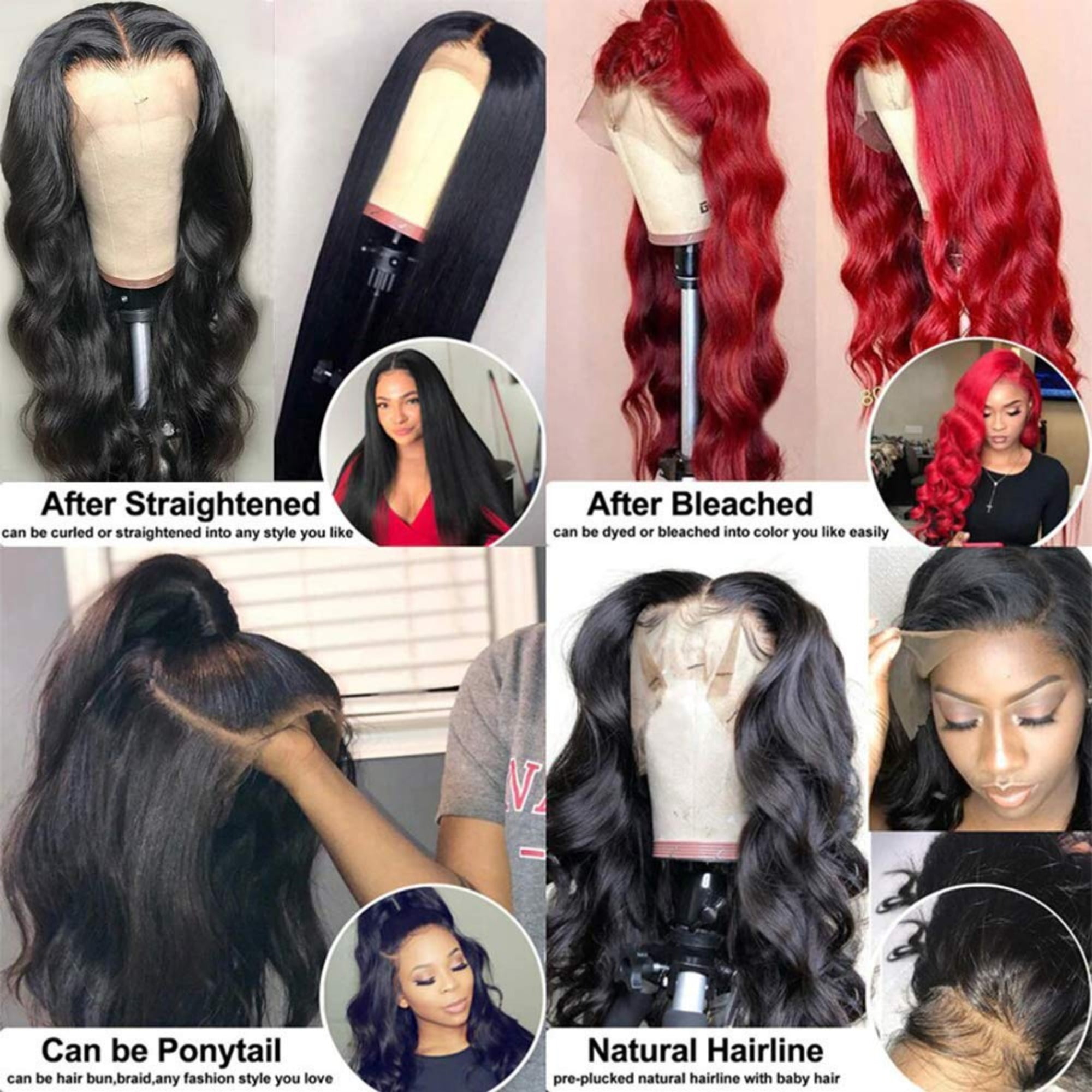 Lace Front Wigs Human Hair Water Wave 4X4 Lace Closure Human Hair Wigs for ＿並行輸入品