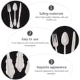 thumbnail image 4 of MEIBUTYUP White Disposable Plastic Cutlery Set, Multipurpose Knives for Parties, Picnics, Events, and Everyday Use, 4 of 6