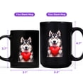thumbnail image 4 of Happy Valentine's Day Alaskan Malamute Brings Love Heart Mug Alaska Mal Dog Lovers Gifts Coffee Tea Cup - 02028, 4 of 4