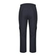 thumbnail image 5 of Men's Baggy Cargo Pants Casual Loose Fit Elastic Waist Cotton Twill Cargo Pants Dark Blue M, 5 of 7