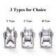 thumbnail image 4 of 4 poleas giratorias tipo U de 2 pulgadas, bloque de polea simple giratorio de acero inoxidable 304 for equipo de gimnasio con sistema de poleas, carga de 770 lb, 4 of 6