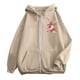 thumbnail image 5 of WILLBEST Sudadera Deportiva para Mujer Ladies' Christmas Printed Zipper Long Sleeved Pocket Adjuststring Casual Hooded Sweatshirt 2260 Grande, 5 of 8