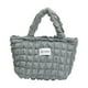 thumbnail image 3 of Bolso de mano para mujer, moderno, suave, informal, dulce, de gran capacidad, tipo hobo azul, 3 of 9