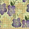 thumbnail image 2 of Ambesonne Floral Fabric by the Yard Upholstery, Romantical Purple Orchids, 1 Yard, Multicolor, 2 of 5