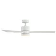 thumbnail image 4 of Axis Indoor and Outdoor 3-Blade Smart Ceiling Fan 52in Matte White with 3000K LED Light Kit and Remote Control, 4 of 4