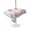 White1, variant on Outdoor Tablecloth with Umbrella Hole for Patio/Picnic/Party/Camping, Sea Turtle Coastal Waterproof Table Cloth Round Cover Washable, Summer Coral Starfish Nautical (Dia 54")