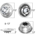 thumbnail image 2 of Simuladores de Rueda de Acero Inoxidable de 16" CXRCY con Kit de Pernos de 8 Bulones, 2 of 5