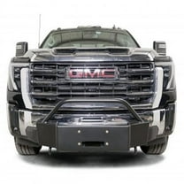 Fab Fours GM24-N6260-1 Large Frame Matte Black Winch Mount with Hoop for 2024 GMC Sierra 2500