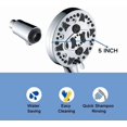 thumbnail image 2 of shiyou-Shower Head with Handheld, 10-Spray Mode Shower Head Kit, with 60 Inch Shower Hose, Magnetic Bracket, Sliver, 2025 New Model, 2 of 4