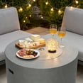 thumbnail image 2 of 32" Round Propane Fire Pit Table, 50,000 Btu Gas Fireplace, Csa Approved Outdoor Heater For Patio, Garden & Dining, 2 of 11