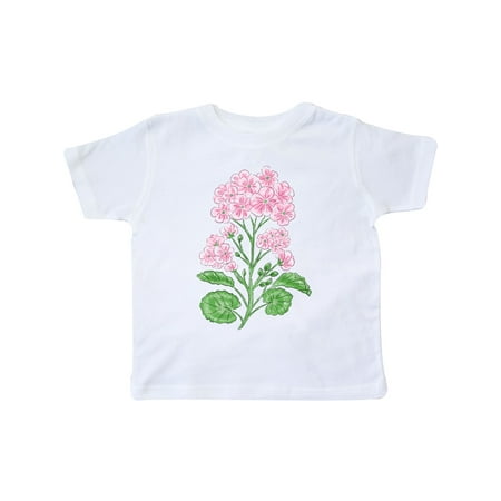 

Inktastic Pink Geranium Flower Gift Toddler Boy or Toddler Girl T-Shirt