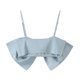 thumbnail image 3 of HH TRAF Moda Elegante Mujer Lazo Decoración Color Sólido Slim Sling Tops Cortos Mujer Sexy Sin Mangas Espalda Descubierta Top de Playa Mujer, 3 of 4