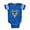 Royal Blue, variant on CafePress - Power Rangers Green Ranger - Cute Infant Baby Football Bodysuit