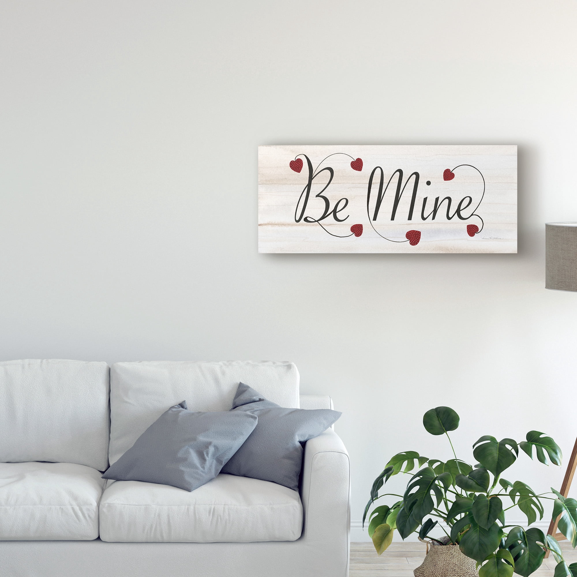 Trademark Fine Art 'Rustic Valentine Saying IV' Canvas Art by Kathleen Parr McKenna