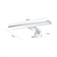 thumbnail image 1 of LED Mirror Front Light Chromed Aluminum Modern Waterproof Bathroom LED Mirror Lamp Simple Wall Cabinet lamp ,Widely Use, 1 of 7