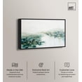 thumbnail image 2 of Lumina Aquatica Canvas Print Minimalist Art by Art Remedy, Black Frame, 45 x 30, 2 of 6