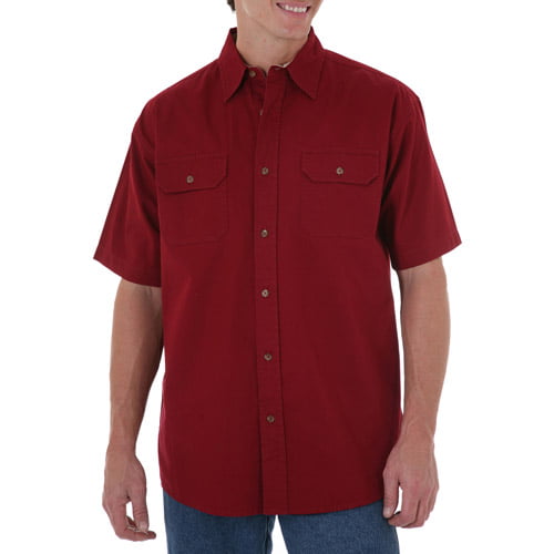 Men's Short-Sleeve Woven Shirt - Walmart.com