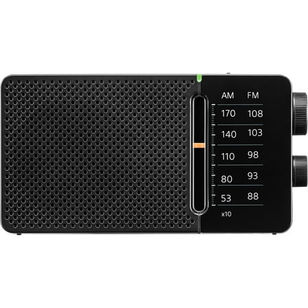 Sangean Portable AM/FM Radios, Black, SR-36