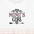 thumbnail image 4 of Inktastic Mimi Girl Granddaughter Girls Baby Dress, 4 of 5