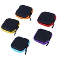 thumbnail image 2 of BRIGHTFUFU Estuche de almacenamiento para mini auriculares, 5 unidades, colores surtidos, portátil, de viaje, para auriculares, cable USB (colores surtidos), 2 of 7