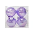 thumbnail image 1 of Kit De 4 Esferas Navideñas Moradas Iridiscente 20 Cm Adornos, 1 of 4