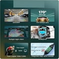 thumbnail image 4 of 170° HD 1080P Car Rear View Camera Compatible For Suzuki Sedan SX4 Auto Liana 2 3 Wagon Night Vision Reverse Reversing 4Pin Vehicle(AHD1080P), 4 of 7