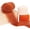 beige&brown, variant on 3 Rolls Orange Chiffon Ribbon - 1 inch x 15 Yards Silk for Gift Wrapping, Wedding, Party Decoration, Flower Bouquet Bows Making, DIY Crafts orange