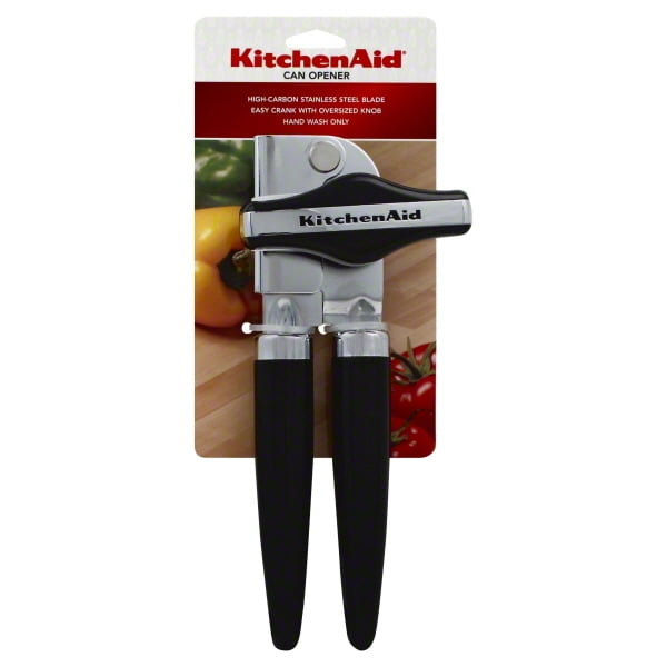 KitchenAid KC130OHOBA Classic Stainless Steel Black Can Opener