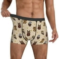 thumbnail image 3 of Men's Boxer Briefs, Cute Star Owl Soft Comfy Mens Underwear Boxer Briefs Breathable With Widen Waist, 3 of 7