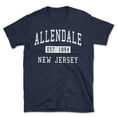 thumbnail image 1 of Allendale New Jersey Classic Established Men's Cotton T-Shirt, 1 of 1