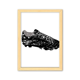 thumbnail image 1 of Cuadro de madera decorativa Unbranded Patron de zapatos de futbol negro A4, 1 of 3