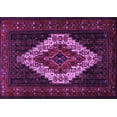 thumbnail image 1 of Ahgly Company Indoor Rectangle Persian Purple Traditional Area Rugs, 5' x 8', 1 of 4