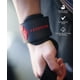 thumbnail image 5 of Ekkovision Correas de levantamiento de pesas con anillo en D con puño, soporte para muñeca, correas de levantamiento cómodas, gruesas y resistentes, ajuste seguro, agarre mejorado, negro, 5 of 5