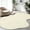 Beige, variant on Irregular Shape High & Low Pile, Hand-Tufted 100% Wool Soft Area Rug Carpet Ideal for Living Room, Bedroom and Home Decor – 3 x 5