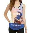 thumbnail image 2 of Disney Women's Peter Pan Hook Pirate Ship Let's Go To Neverland Adult Junior's Racer-Back Tank Top, 2 of 6