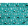 thumbnail image 4 of oneOone Polyester Lycra Turquoise Blue Fabric Men|Guitar & Piano Musical Instrument Craft Projects Decor Fabric Printed By The Yard 56 Inch Wide, 4 of 4