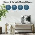 thumbnail image 2 of Americanflat 20"x20" Abstract Throw Pillow with Premium Polyester - Black and White, 2 of 8