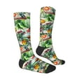 thumbnail image 3 of Balery Vegan1 Printed Novelty Socks Men's Women's Crew Socks Sports Socks Knee High Socks Cotton Socks Quirky and Cool Socks, 3 of 9