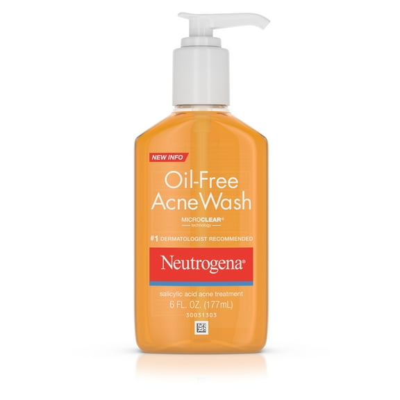 Neutrogena Oil-Free Acne Wash 6 oz (Pack of 6)