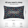 thumbnail image 6 of Disketp Shells And Seaweed Satin Pillowcase For Hair And Skin - Satin Pillow Cases Standard Size 20x30 Inches With Zipper,Gifts For Women Men, 6 of 8