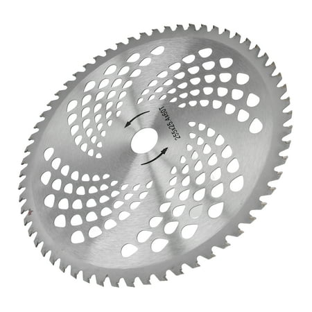 

Brush Cutter Saw Blade 255mm Outer Diameter Lawn Mower Cutting Disc 25.4mm Aperture For Grass