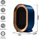 thumbnail image 2 of Calentador eléctrico portátil para interiores, calentador personal de 1200 W, azul, 2 of 4