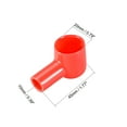 thumbnail image 2 of Uxcell 1.77''x1.18''x0.91'' Battery Terminal Insulating Rubber Covers Red Black 2 pairs, 2 of 2