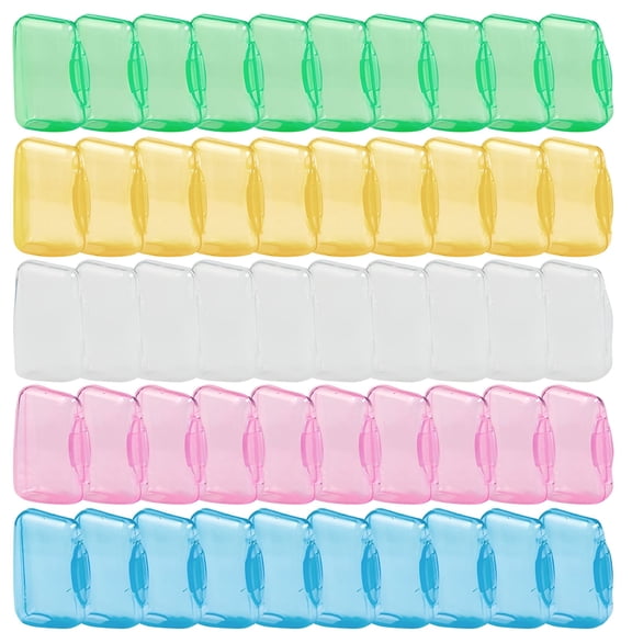 ACDANC 2026 New Toothbrush Cover 50Pcs Toothbrush Covers Travel Caps for Home and Outdoor Toothbrush Protector for Family Toothbrush Case Head Holder Cover