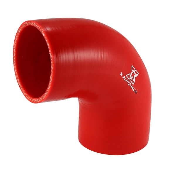 Manguera de silicona Unique Bargains 70mm 90 Grados Rojo