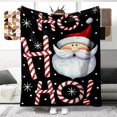 thumbnail image 4 of Manta de franela de felpa suave ultraligera para sofá, cama, sofá, los mejores regalos de oficina, Feliz Navidad, 4 of 4