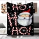 thumbnail image 4 of Manta de franela de felpa suave ultraligera para sofá, cama, sofá, los mejores regalos de oficina, Feliz Navidad, 4 of 4
