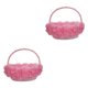 thumbnail image 1 of Ounissouiy Cesta de flores para niñas, mango de diamantes de imitación, encaje, boda romántica, Festival, dulces, regalos, accesorios Type1 NO1, 1 of 6