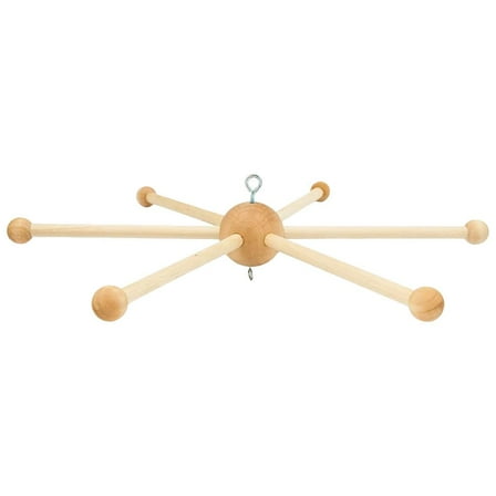 ABPETE Wooden Mobile Frame Kit - Bed Bell Wind Chimes Crib Hanger Bedroom Ceiling Mobiles Toy Decoration Wind Chime