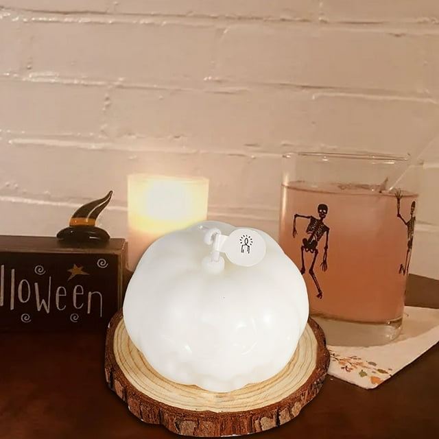 Halloween Pumpkin Scented Soy Wax Candle For Home Aromatherapy Relaxation Holiday Festive